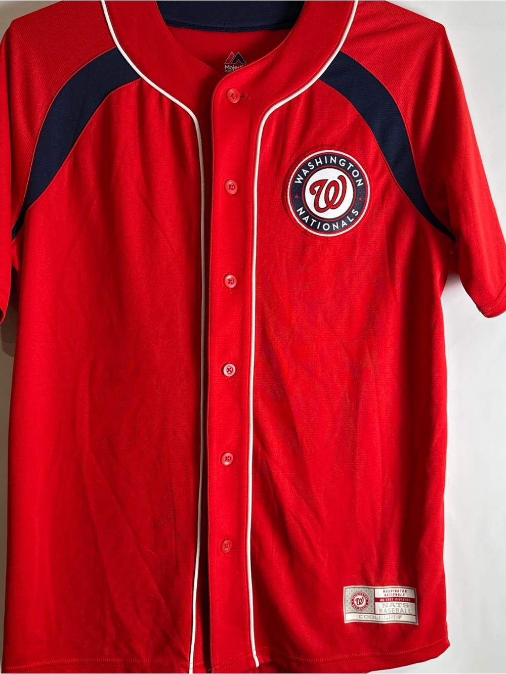 Washington Nationals Bryce Harper #34 Men’s Medium Red Baseball Jersey Cool Base